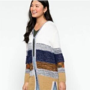 Fate Siana Stitch Hooded Cardigan